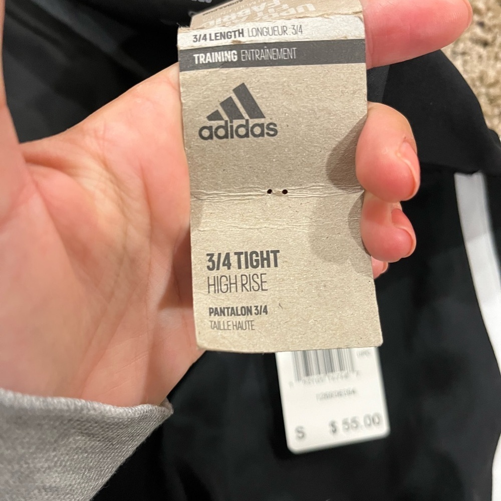 adidas Women’s BT 2.0 3-Stripes 3/4 Tights - Picture 7 of 7